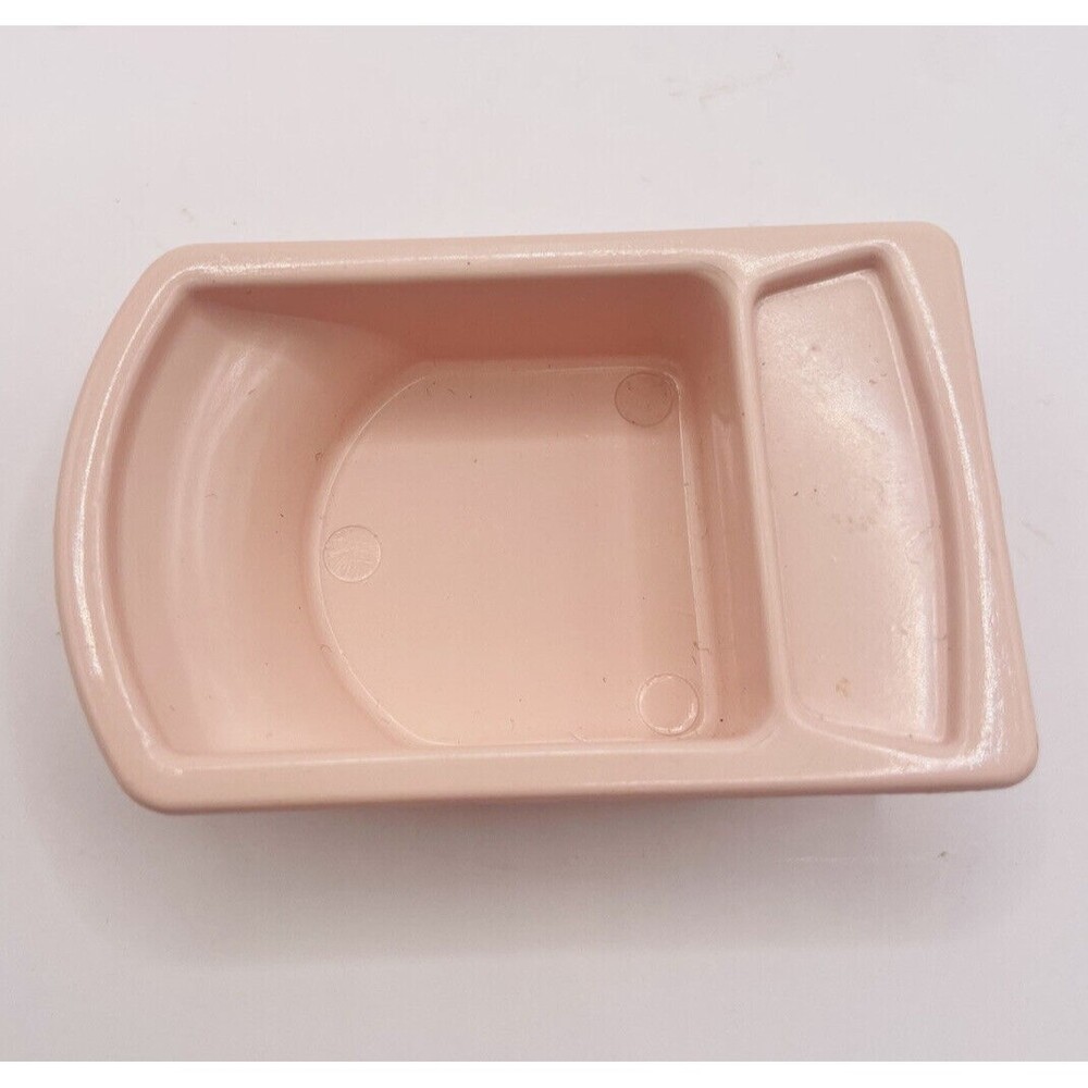 Sylvanian Families Vintage SPARES Pink Baby Bath Nursery Calico Critters Tub